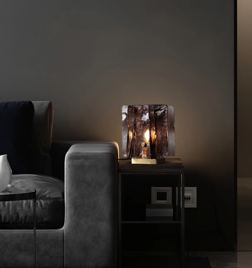 Amber Building Block Table Lamp - Yiarolight