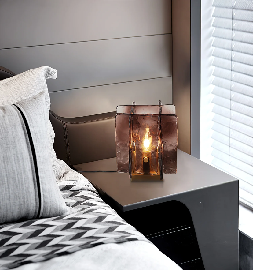 Amber Building Block Table Lamp - Yiarolight