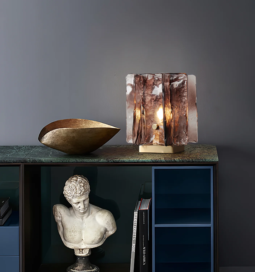 Amber Building Block Table Lamp - Yiarolight