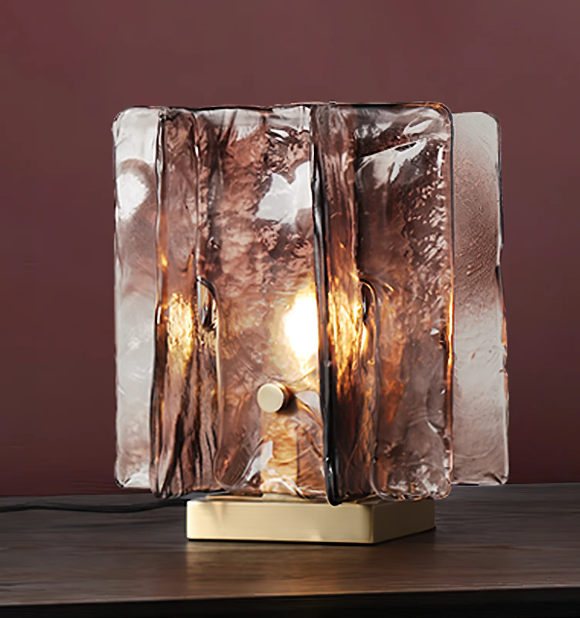 Amber Building Block Table Lamp - Yiarolight