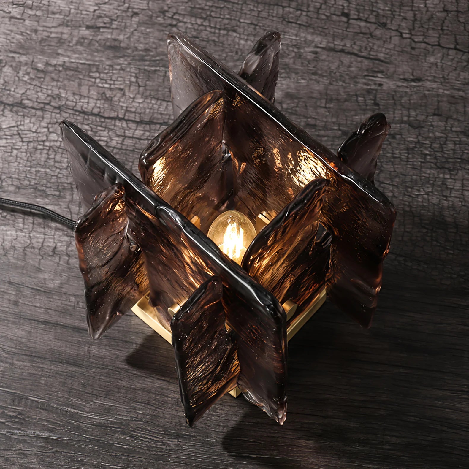Amber Building Block Table Lamp - Yiarolight