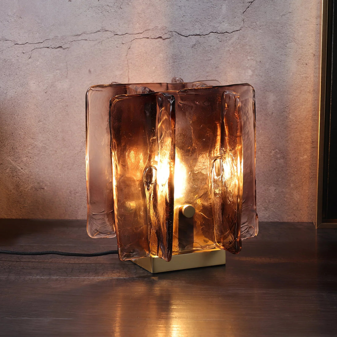 Amber Building Block Table Lamp - Yiarolight
