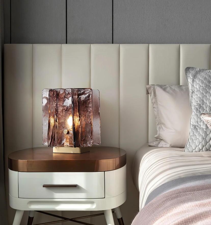 Amber Building Block Table Lamp - Yiarolight