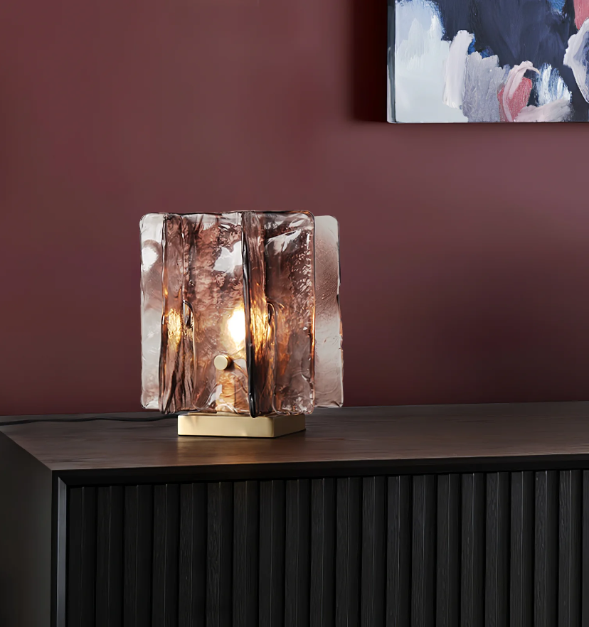 Amber Building Block Table Lamp - Yiarolight