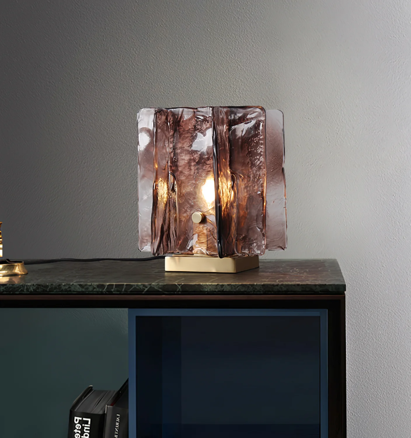 Amber Building Block Table Lamp - Yiarolight
