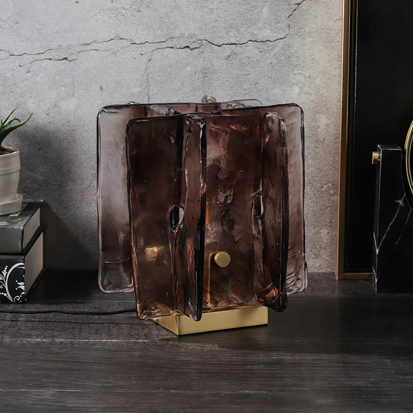 Amber Building Block Table Lamp - Yiarolight