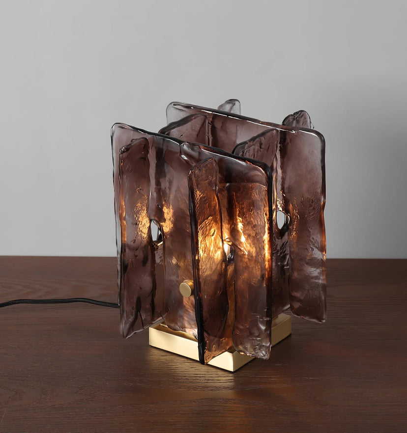 Amber Building Block Table Lamp - Yiarolight