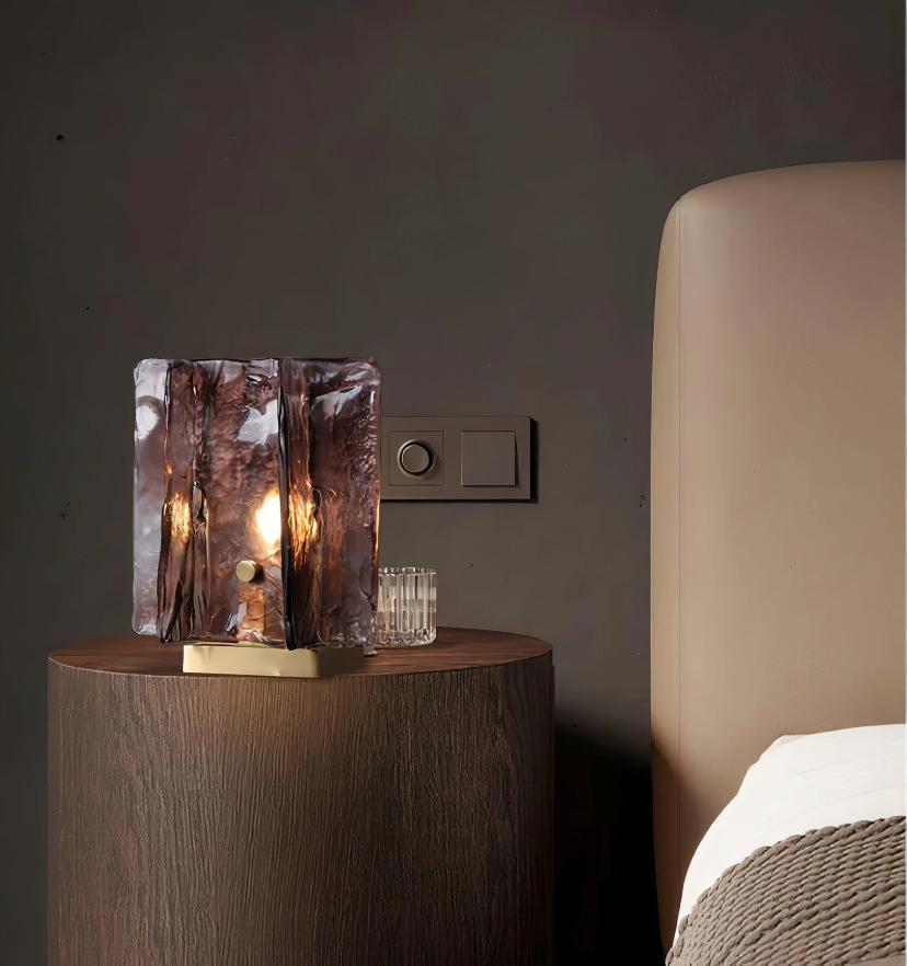 Amber Building Block Table Lamp - Yiarolight