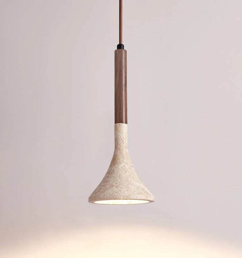 Aplomb Travertine Pendant Lamp - Yiarolight