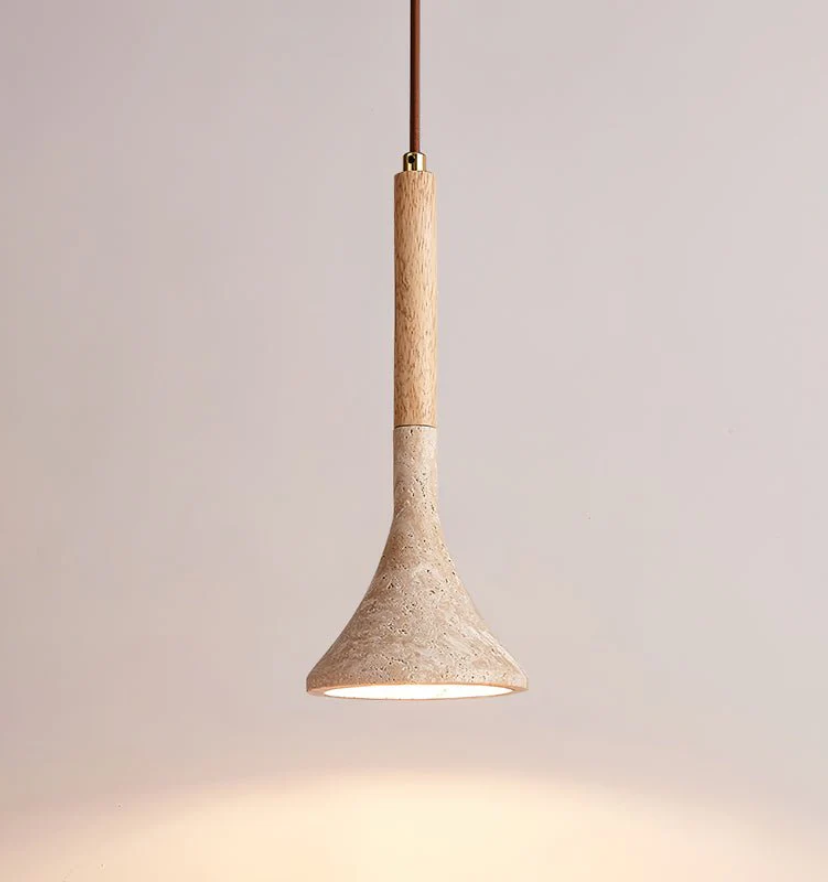 Aplomb Travertine Pendant Lamp - Yiarolight