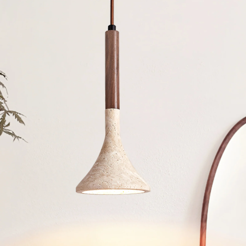 Aplomb Travertine Pendant Lamp - Yiarolight