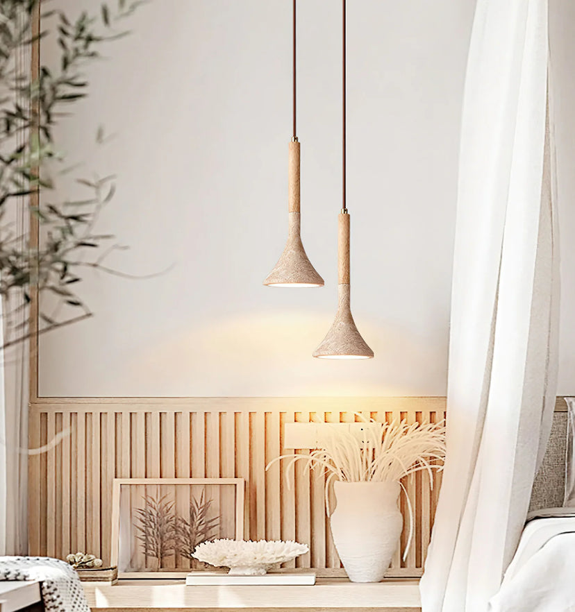 Aplomb Travertine Pendant Lamp - Yiarolight