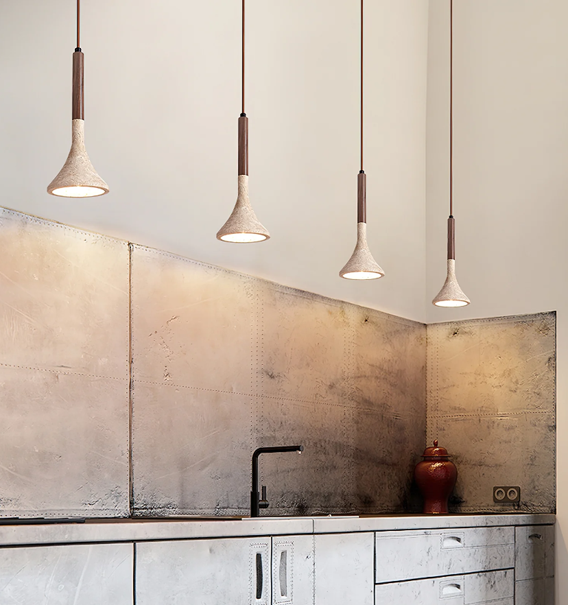 Aplomb Travertine Pendant Lamp - Yiarolight