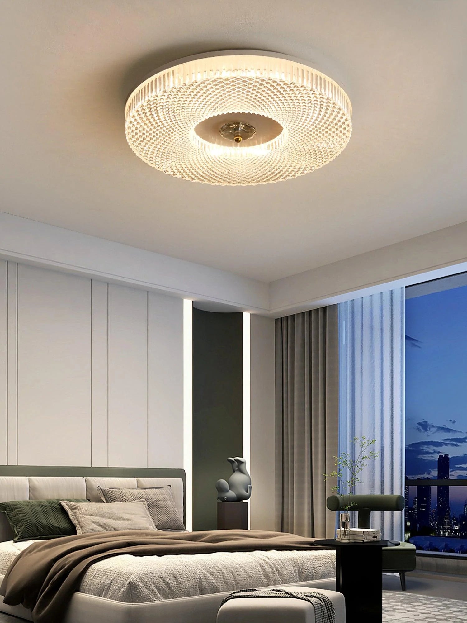 Ayla LED Flush Mount Ceiling Light - Auraolight