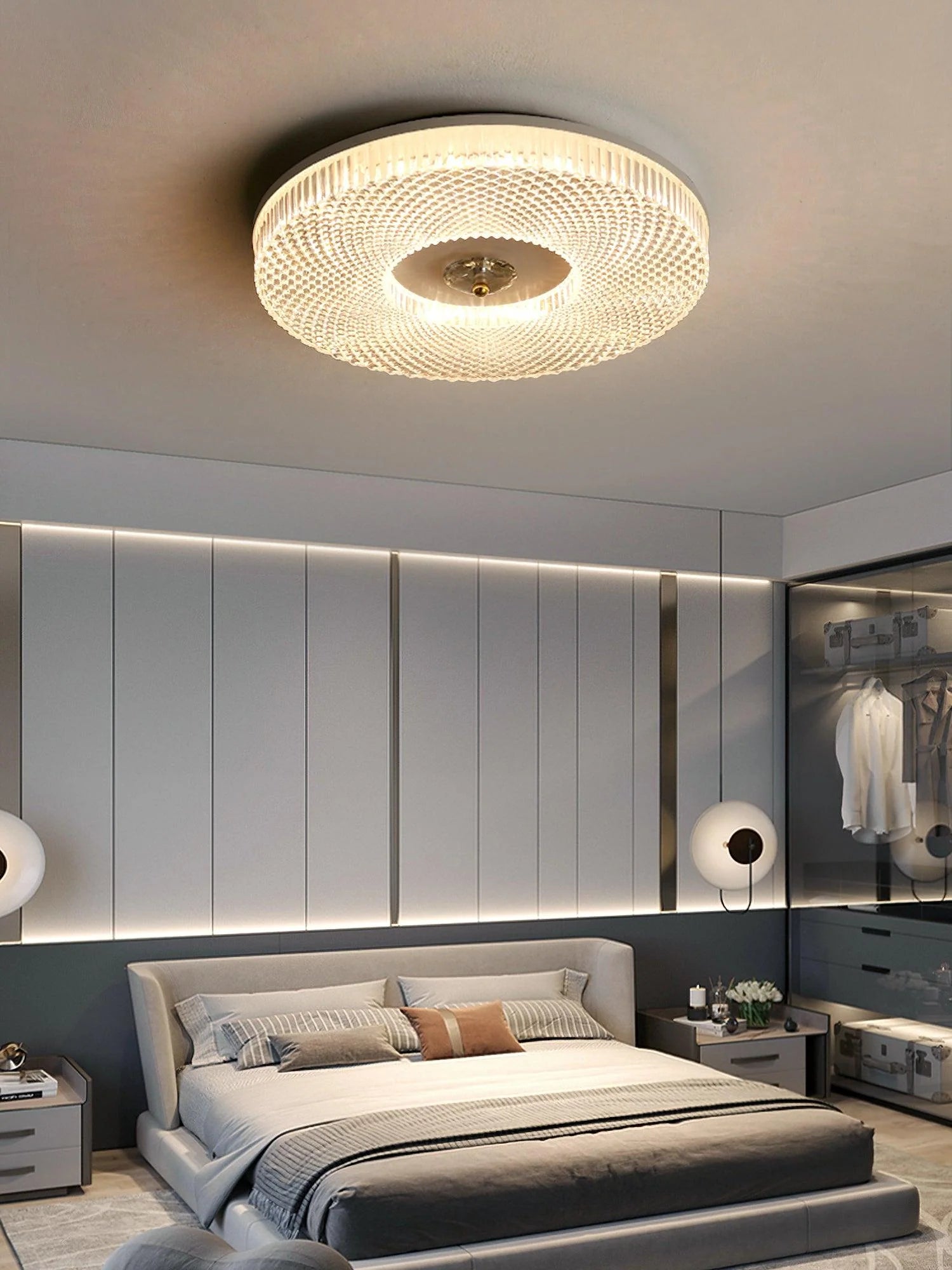 Ayla LED Flush Mount Ceiling Light - Auraolight