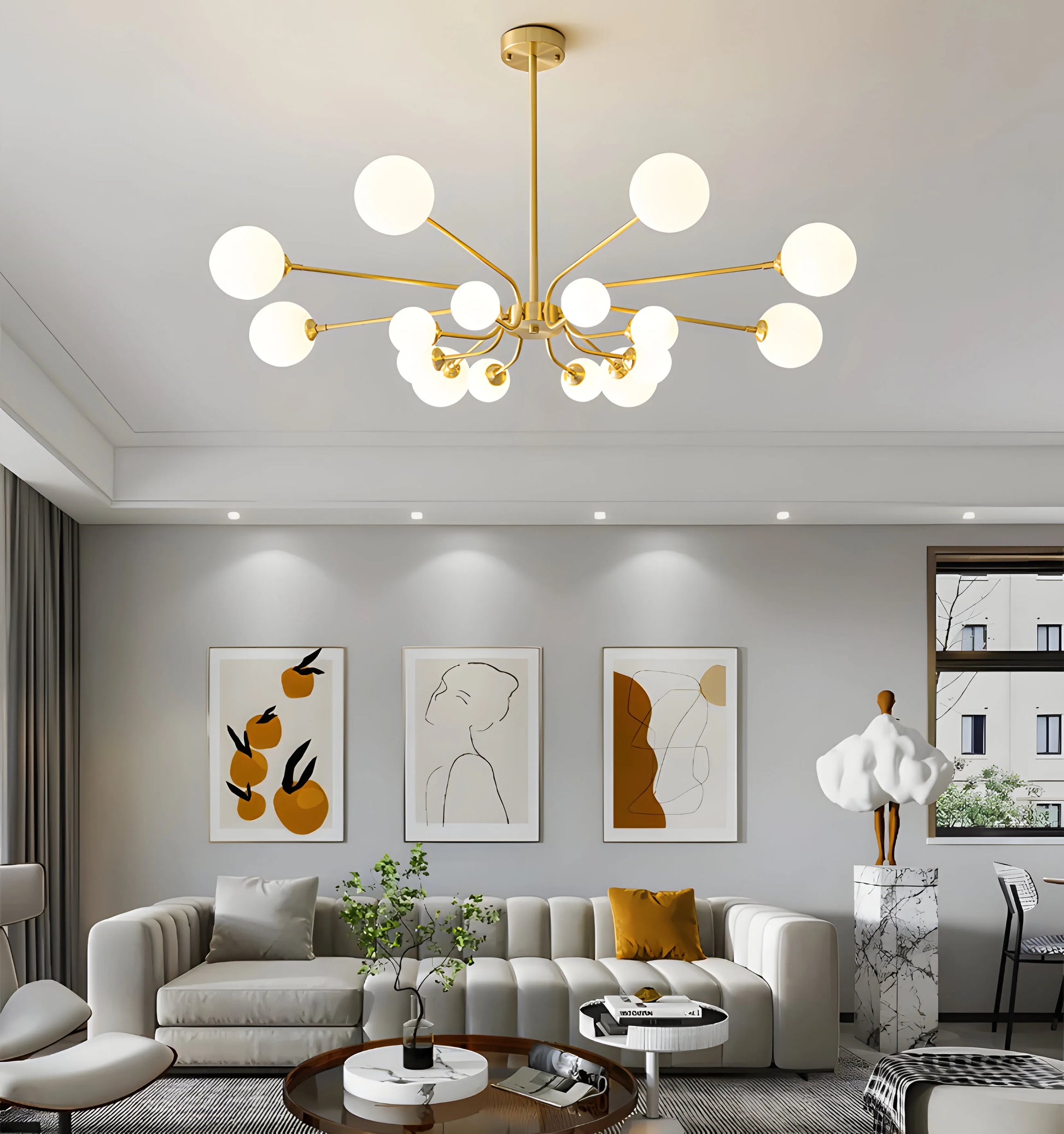 Balloon Ball Chandelier - Yiarolight