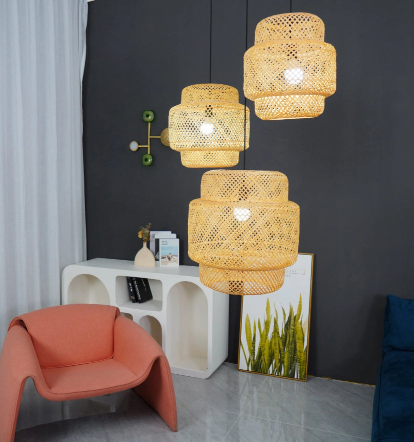 Bamboo Pendant Light - Yiarolight