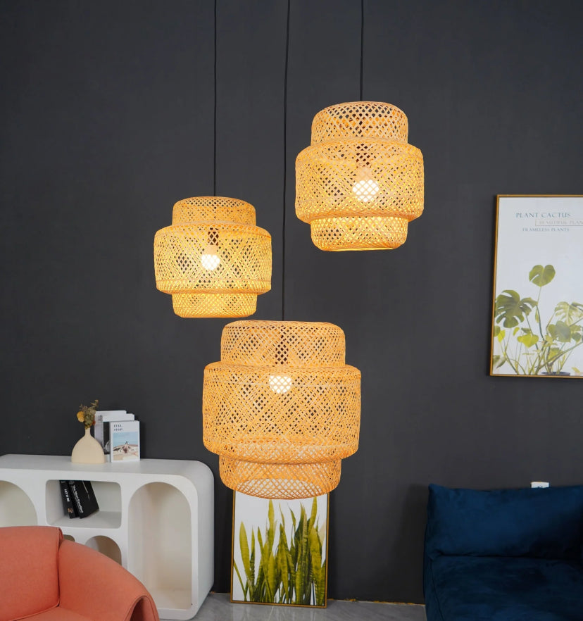 Bamboo Pendant Light - Yiarolight