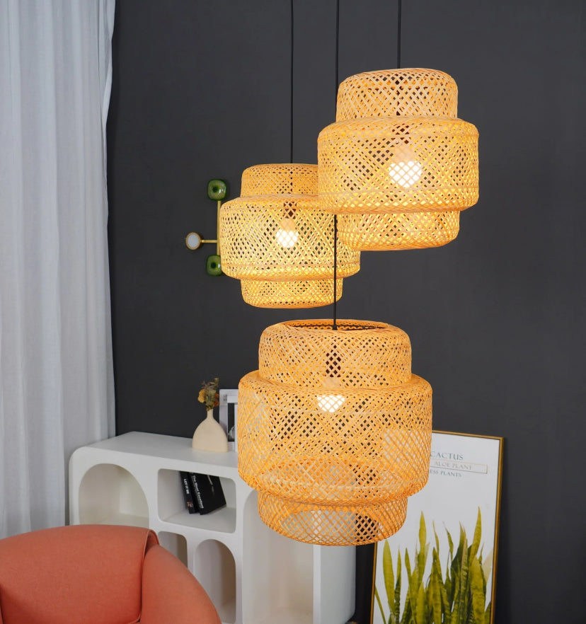 Bamboo Pendant Light - Yiarolight
