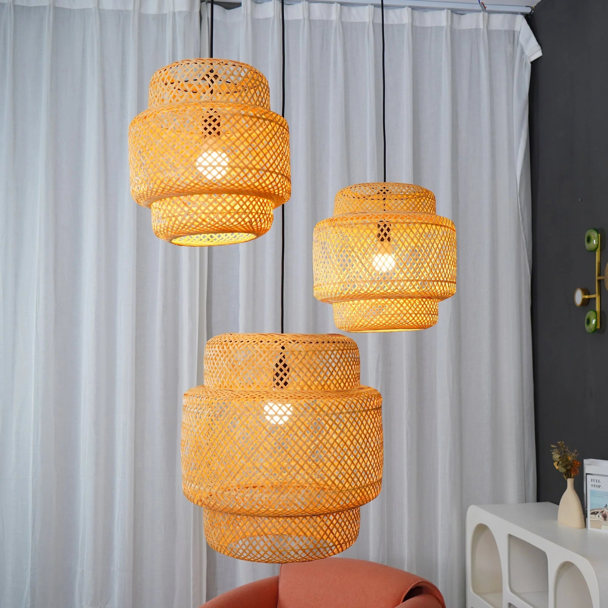 Bamboo Pendant Light - Yiarolight