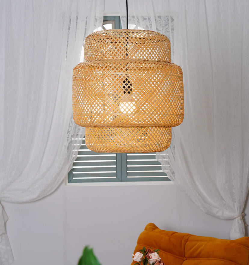 Bamboo Pendant Light - Yiarolight