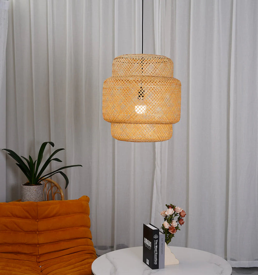 Bamboo Pendant Light - Yiarolight