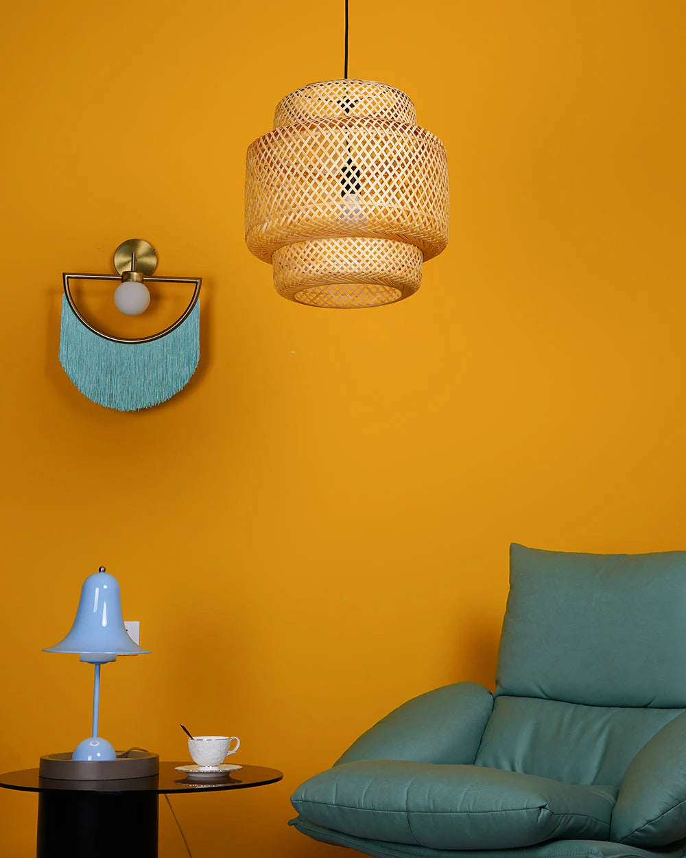 Bamboo Pendant Light - Yiarolight
