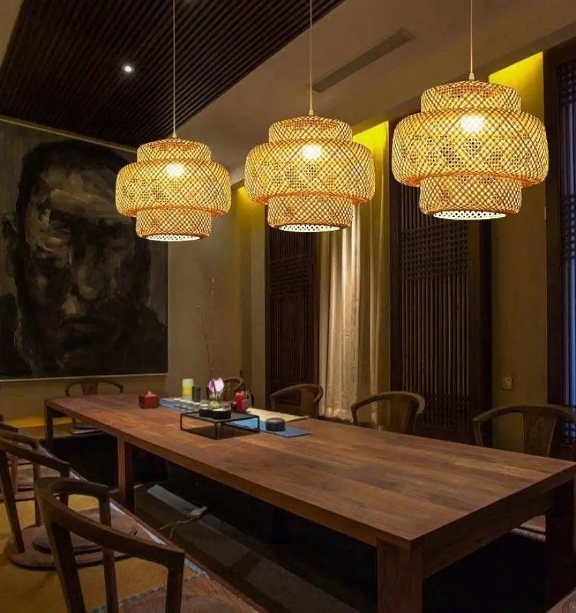 Bamboo Pendant Light - Yiarolight