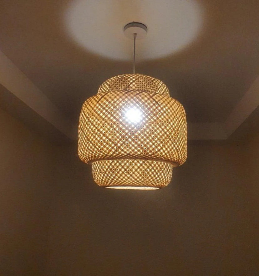 Bamboo Pendant Light - Yiarolight