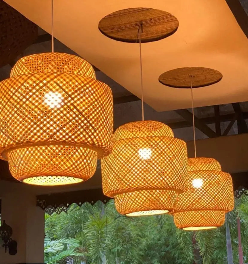 Bamboo Pendant Light - Yiarolight