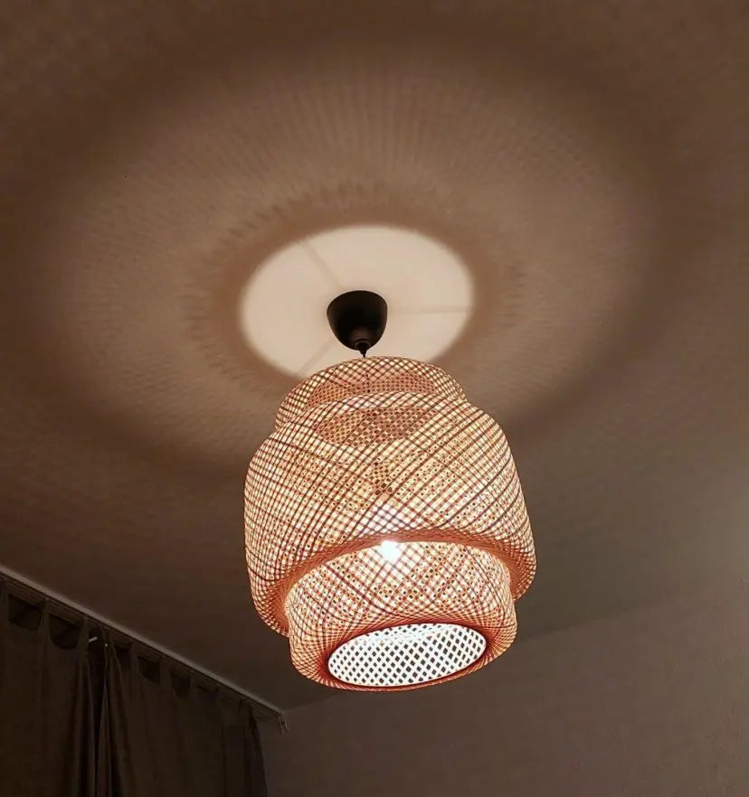 Bamboo Pendant Light - Yiarolight