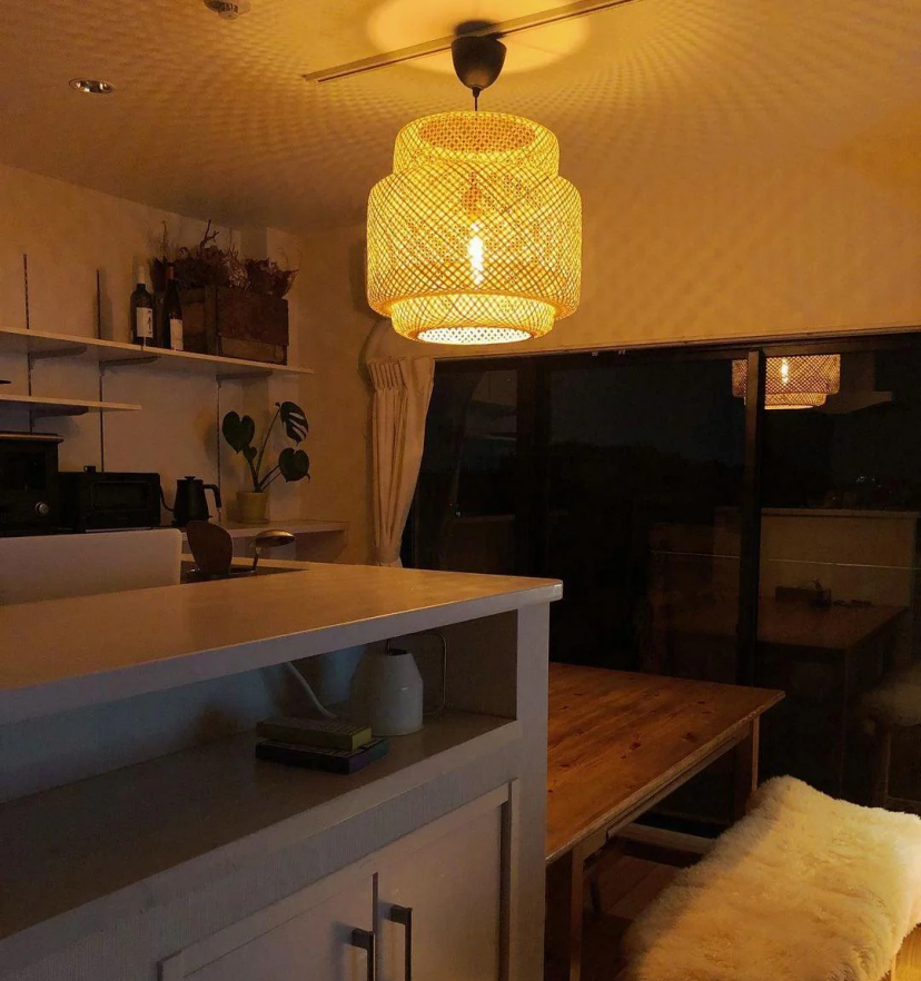 Bamboo Pendant Light - Yiarolight