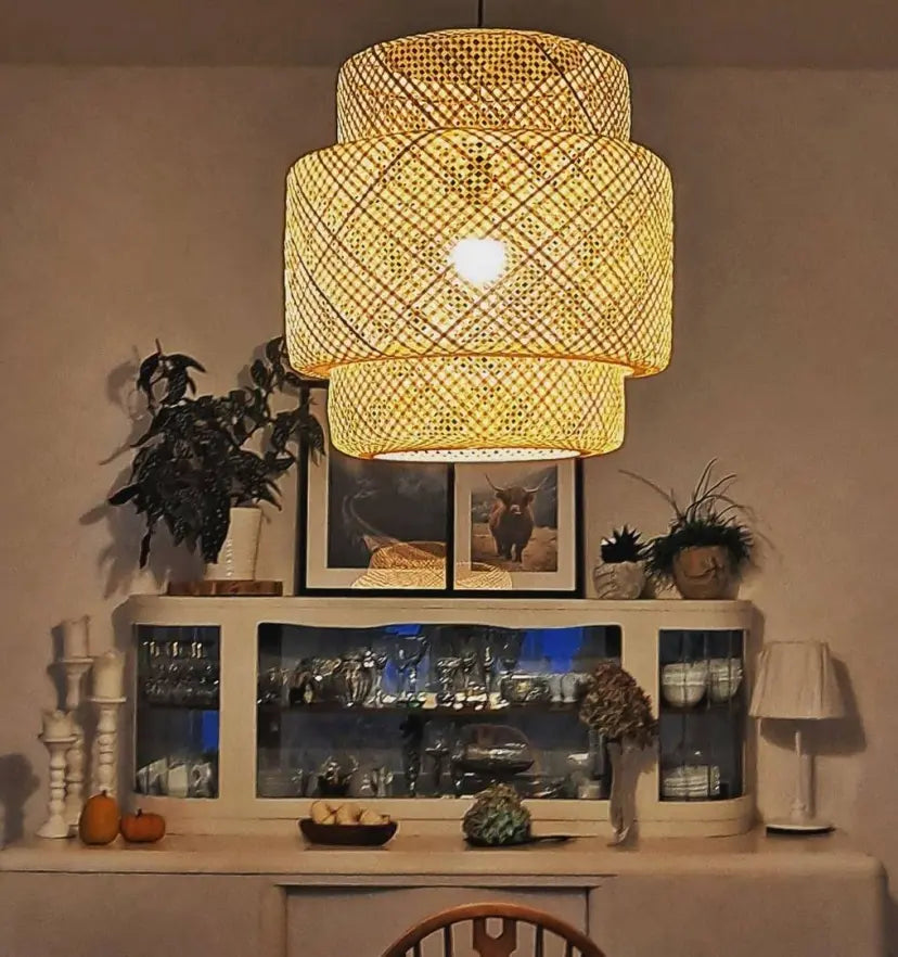 Bamboo Pendant Light - Yiarolight