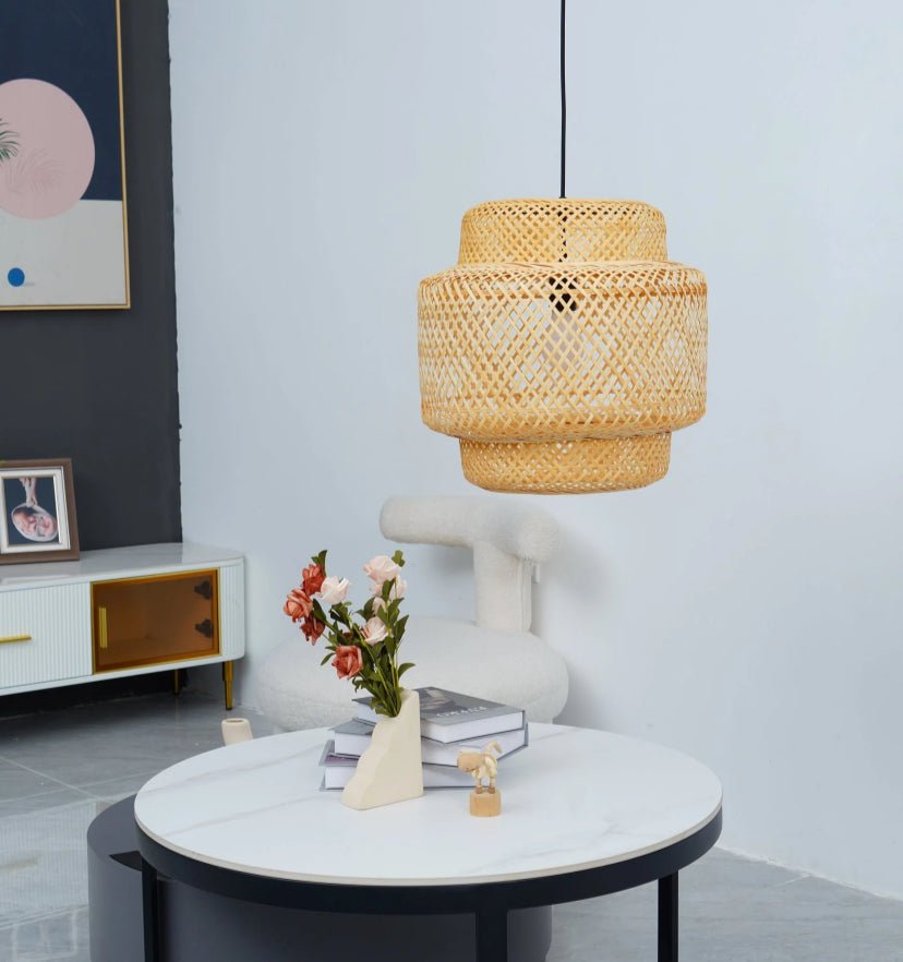 Bamboo Pendant Light - Yiarolight