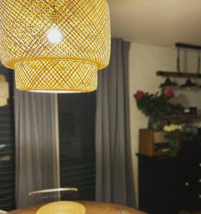 Bamboo Pendant Light - Yiarolight
