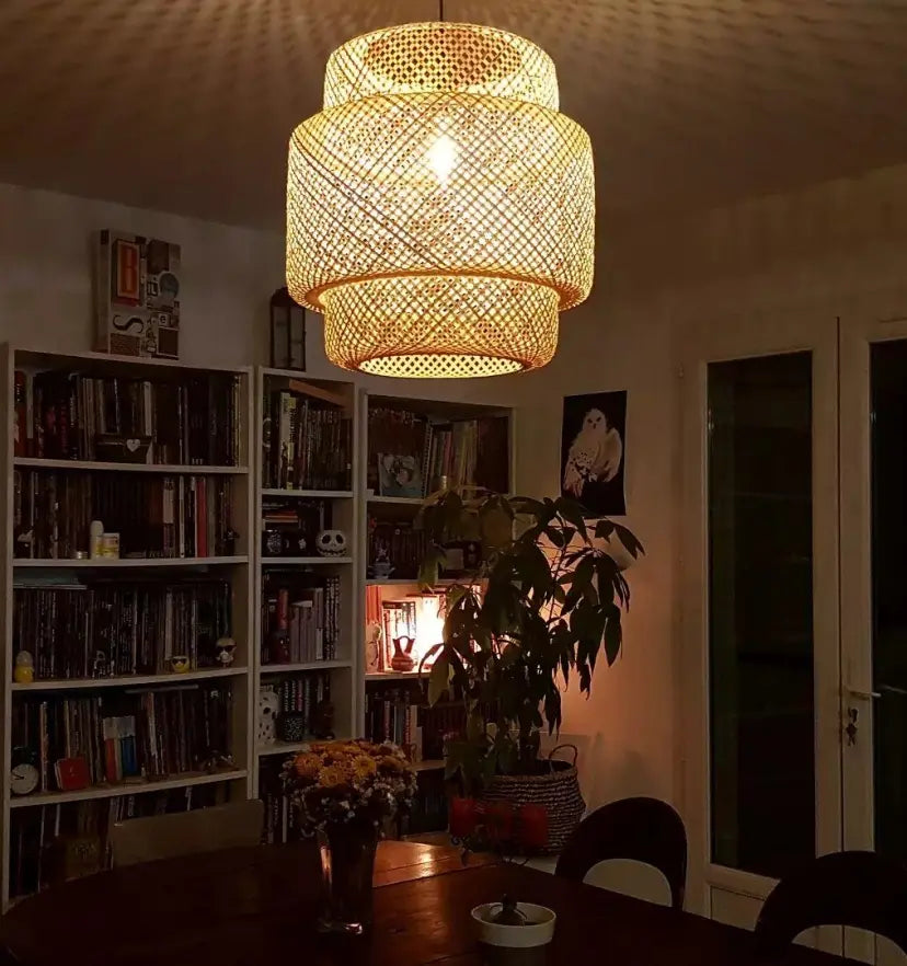 Bamboo Pendant Light - Yiarolight