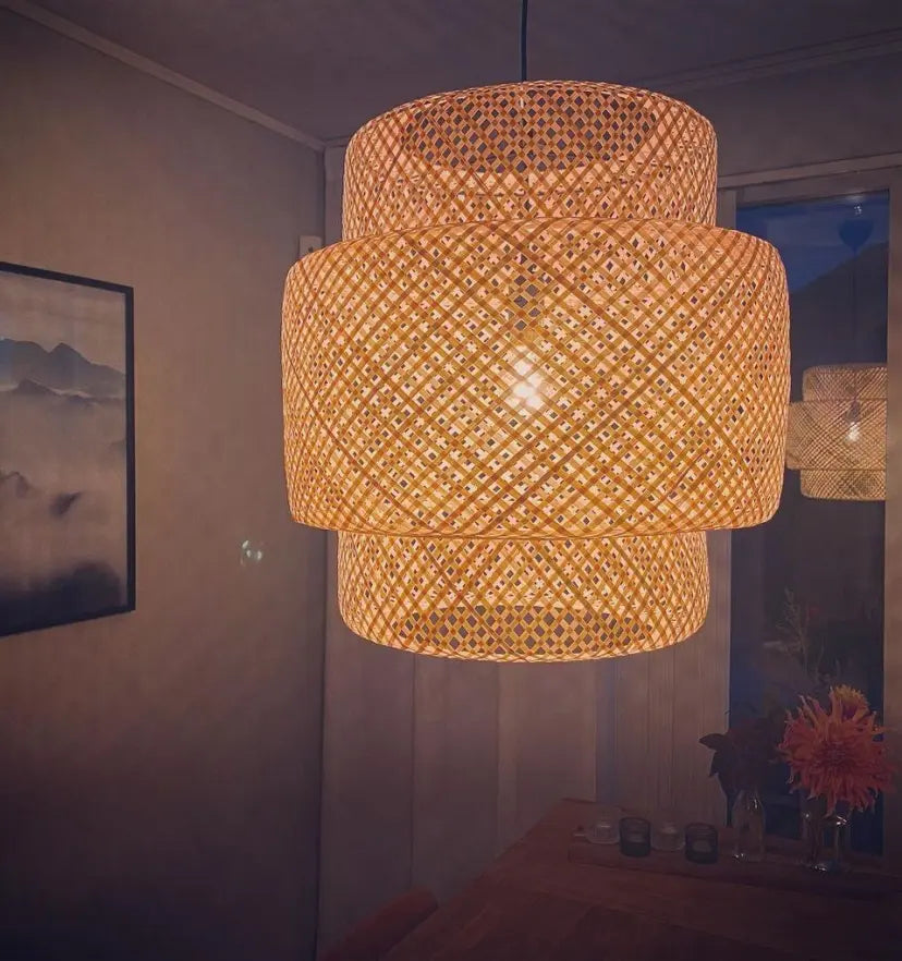 Bamboo Pendant Light - Yiarolight