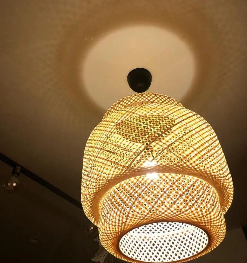Bamboo Pendant Light - Yiarolight