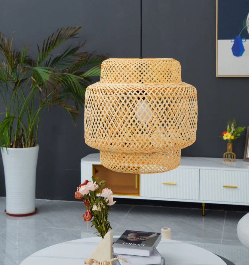 Bamboo Pendant Light - Yiarolight