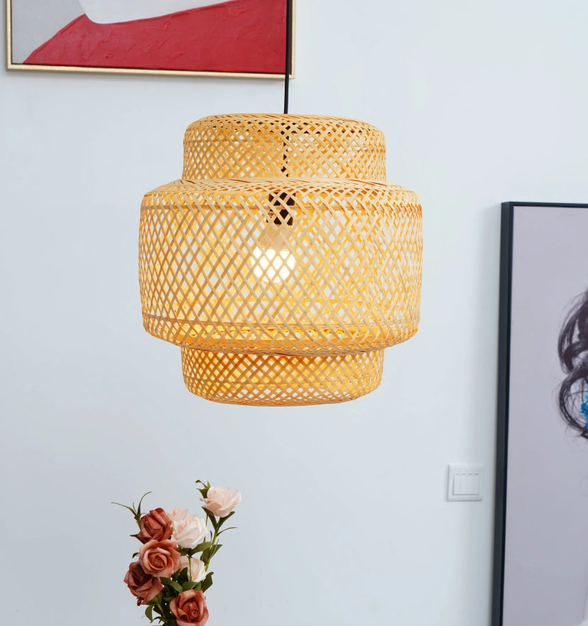 Bamboo Pendant Light - Yiarolight