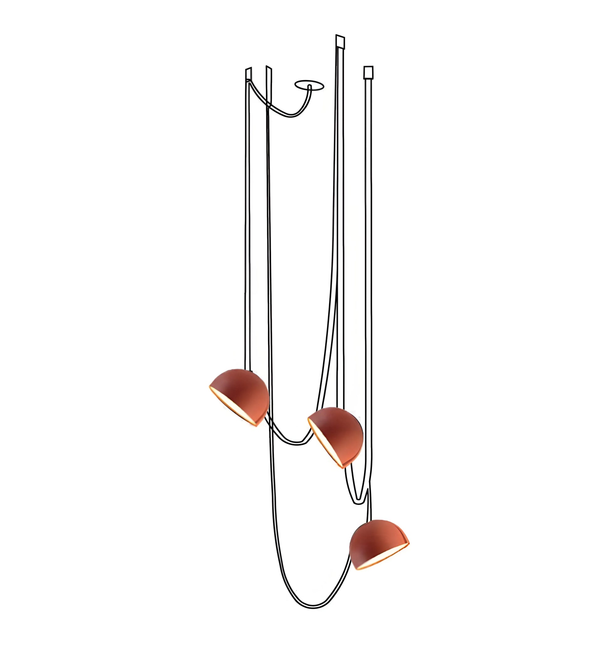 Belts Combination Leather Pendant Light - Yiarolight