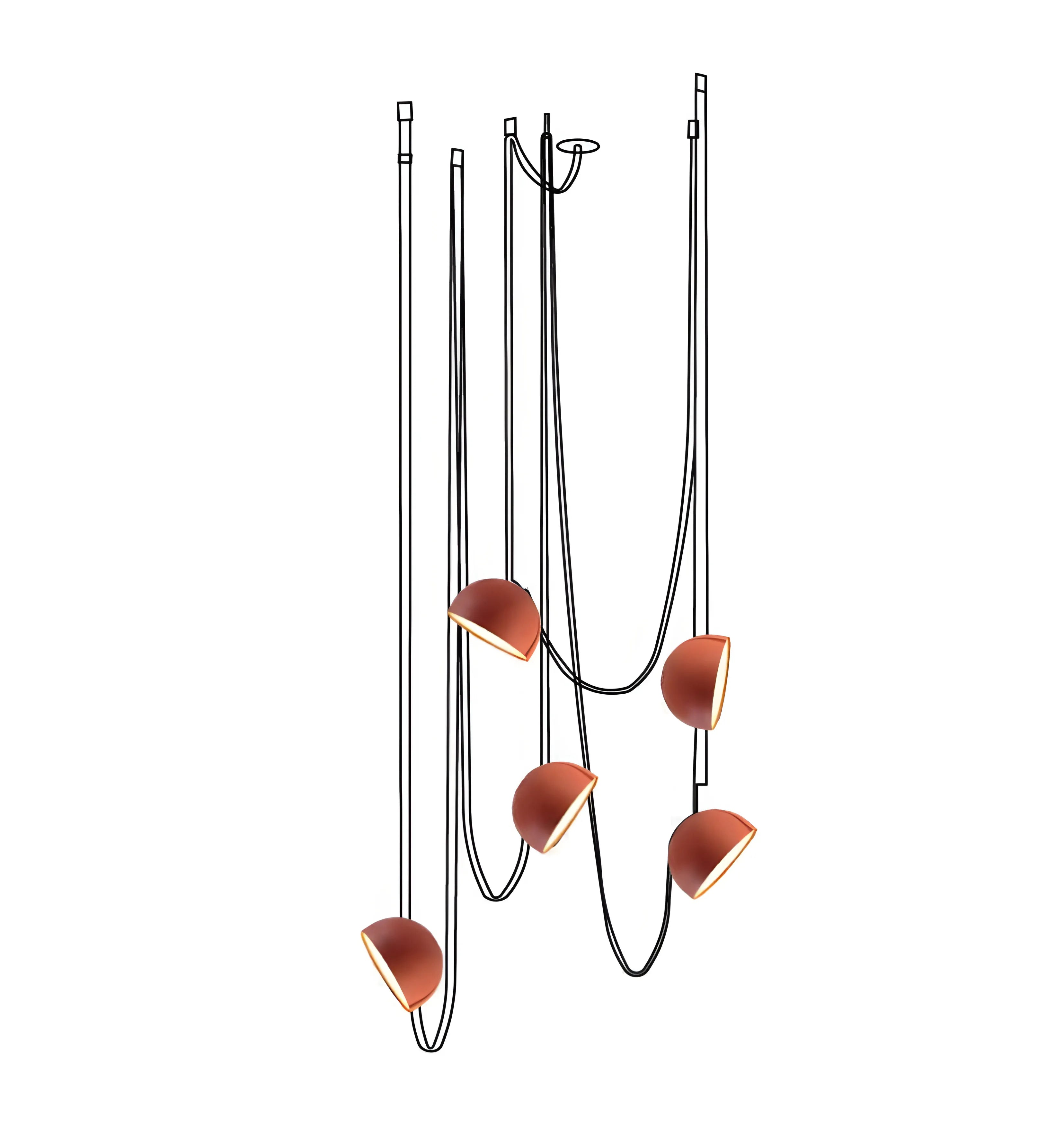 Belts Combination Leather Pendant Light - Yiarolight