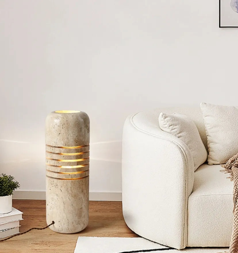 Big Stone Bucket Floor Lamp - Yiarolight