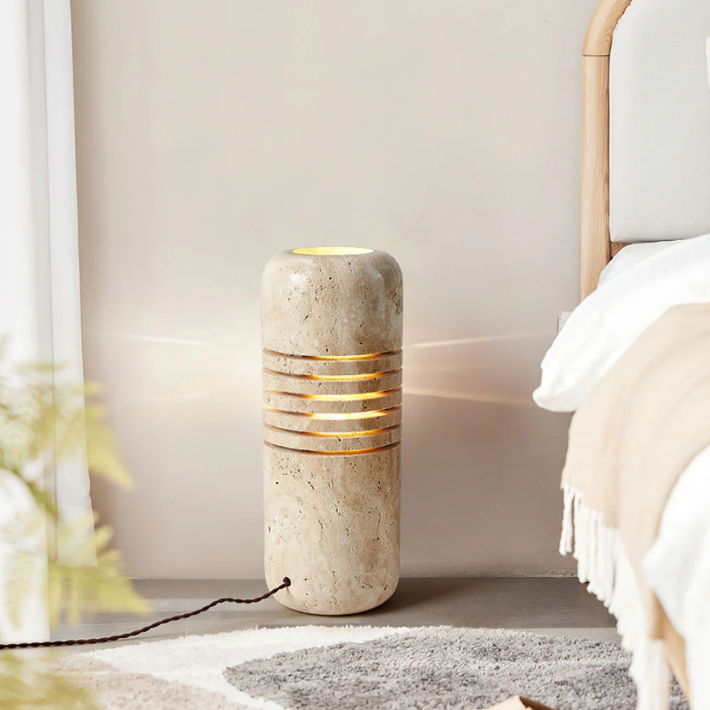 Big Stone Bucket Floor Lamp - Yiarolight