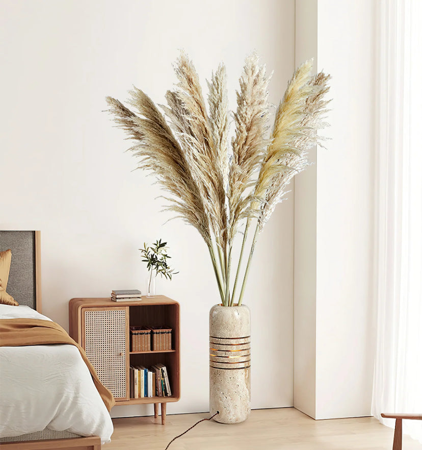 Big Stone Bucket Floor Lamp - Yiarolight