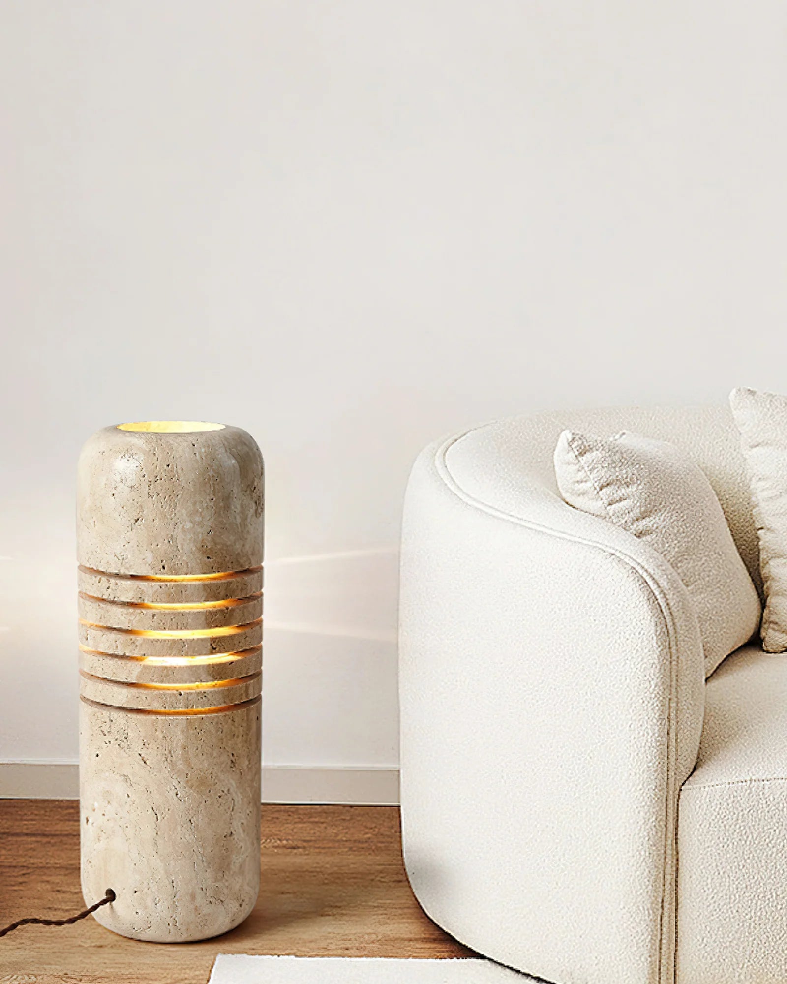 Big Stone Bucket Floor Lamp - Yiarolight