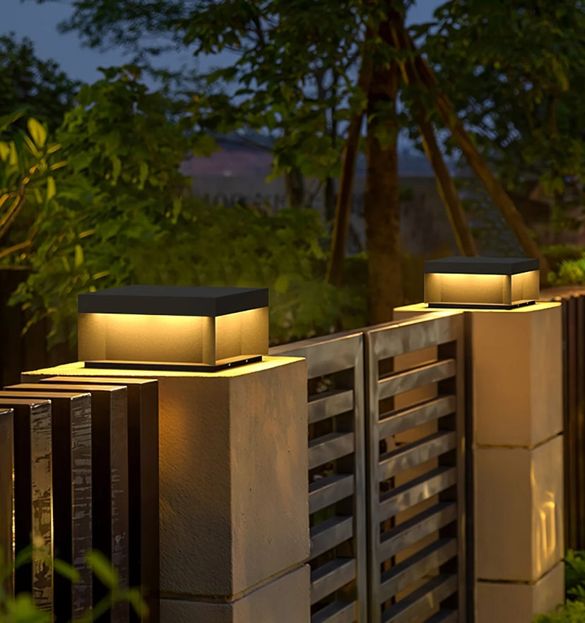 Black Box Outdoor Post Light - Yiarolight