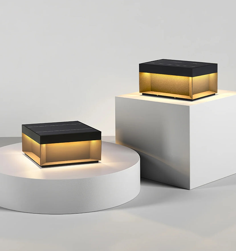 Black Box Outdoor Post Light - Yiarolight