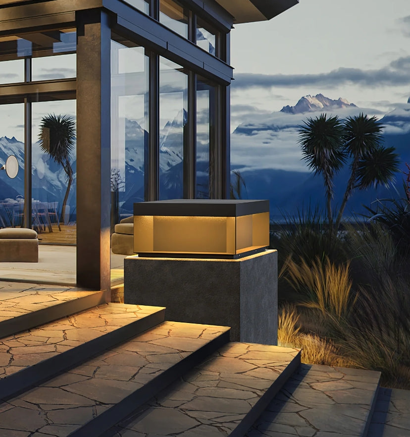 Black Box Outdoor Post Light - Yiarolight