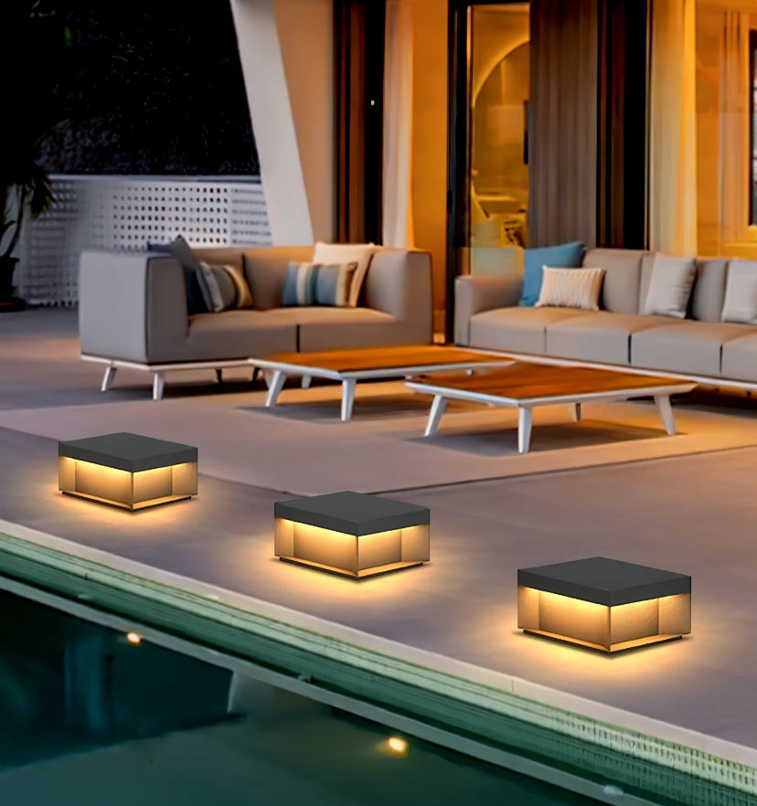 Black Box Outdoor Post Light - Yiarolight